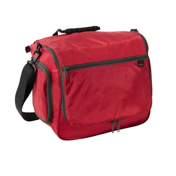 L.L.Bean Personal Organizer Toiletry Bag, Family Size in Dark Red / Letter “P” - Picture 1 of 6